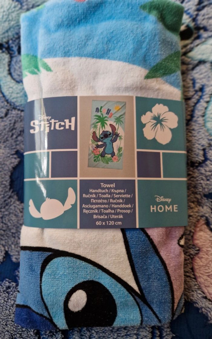 Serviette de bain / plage Stitch 60cm × 120 cm - photo numéro 2
