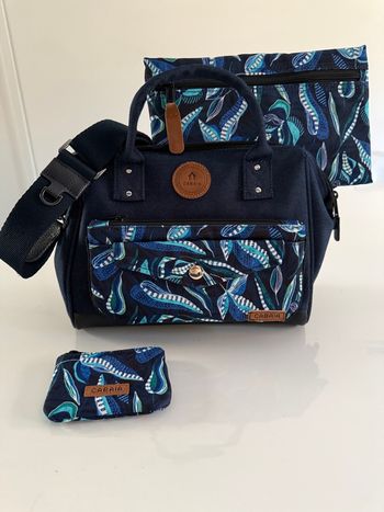 Pochette crossbody + porte monnaie + pochette CABAIA