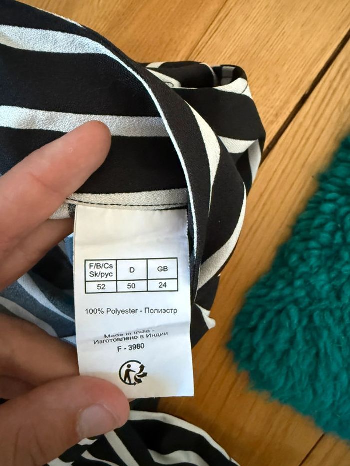 Pantalon grande taille en très bon état blanche porte taille 52 - photo numéro 5