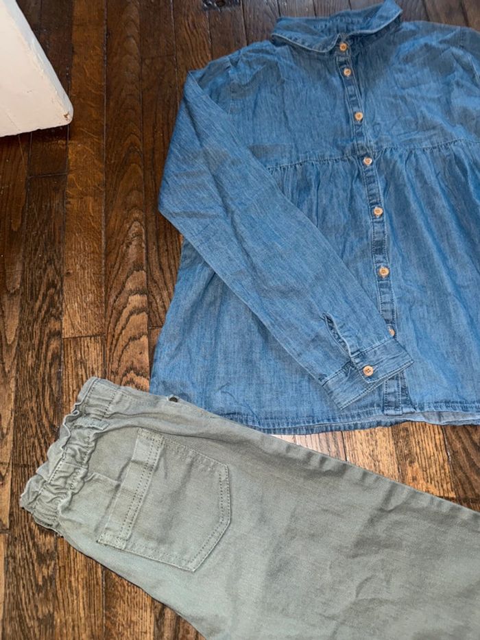 Chemise vertbaudet et jeans la redoute 12 ans - photo numéro 2