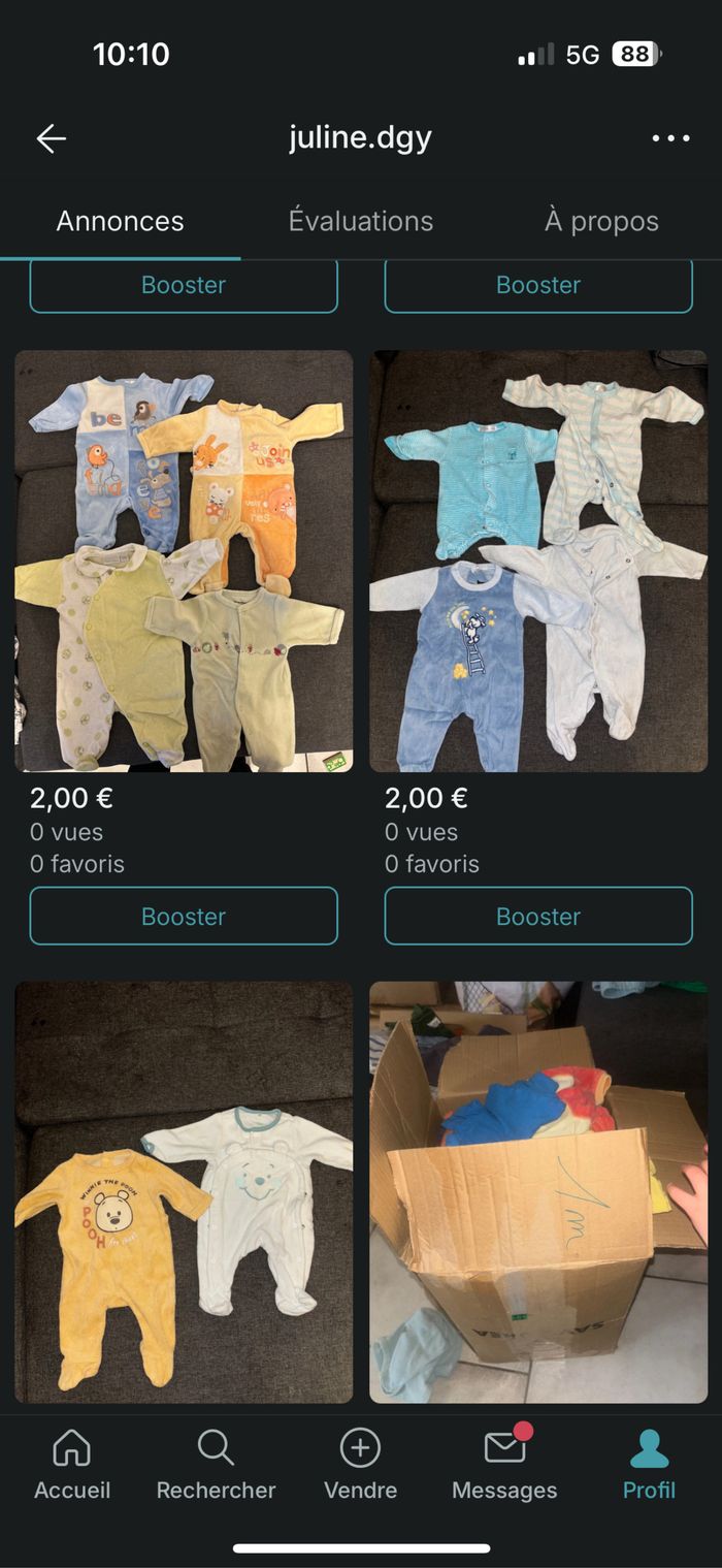 Lot vêtements bébé garçon 0-1 mois - photo numéro 4