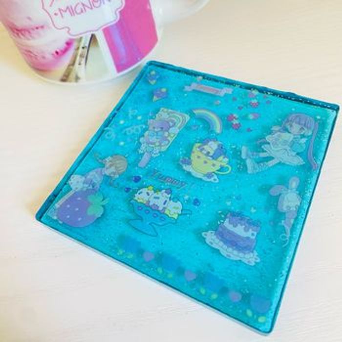 Dessous de verre Yummy Kawaii girl - photo numéro 3