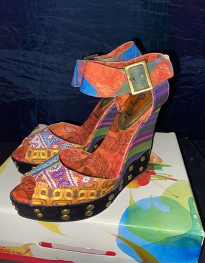 sandales compensées desigual - photo numéro 4