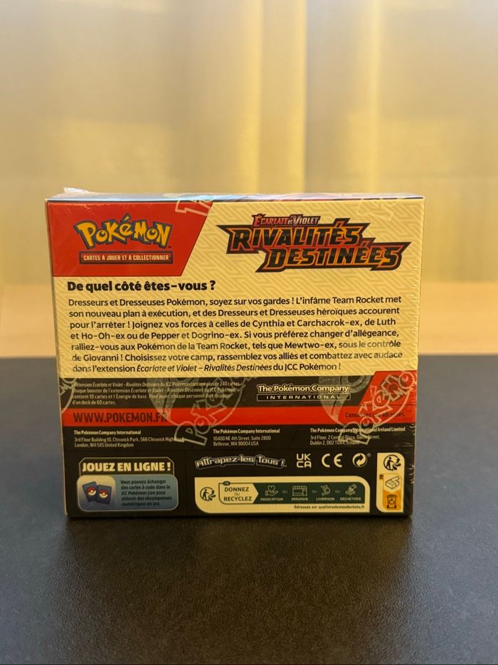 Pokémon Display Rivalités Destinées Écarlate et Violet EV10  Neuf Français - photo numéro 4