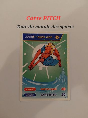 Carte PITCH - Tour du monde des sports n° 8 - Plongeon - Royaume-Uni