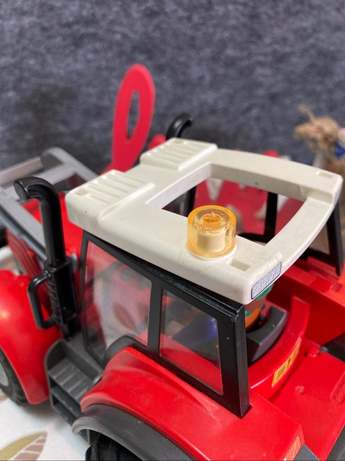 Playmobil - tracteur avec son foin - photo numéro 8