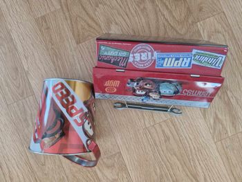 🚗🏁 Lot 2 rangements CARS – boîte + pot avec anse