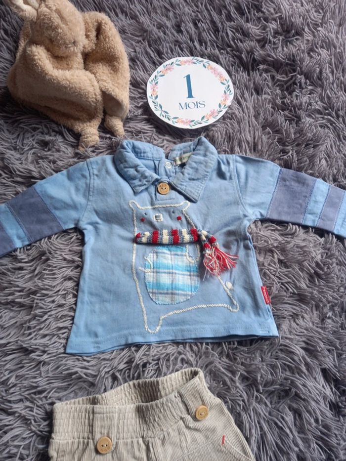Ensemble bébé garçon 1 mois - photo numéro 4