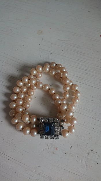 Bracelet perles vintage annees 70