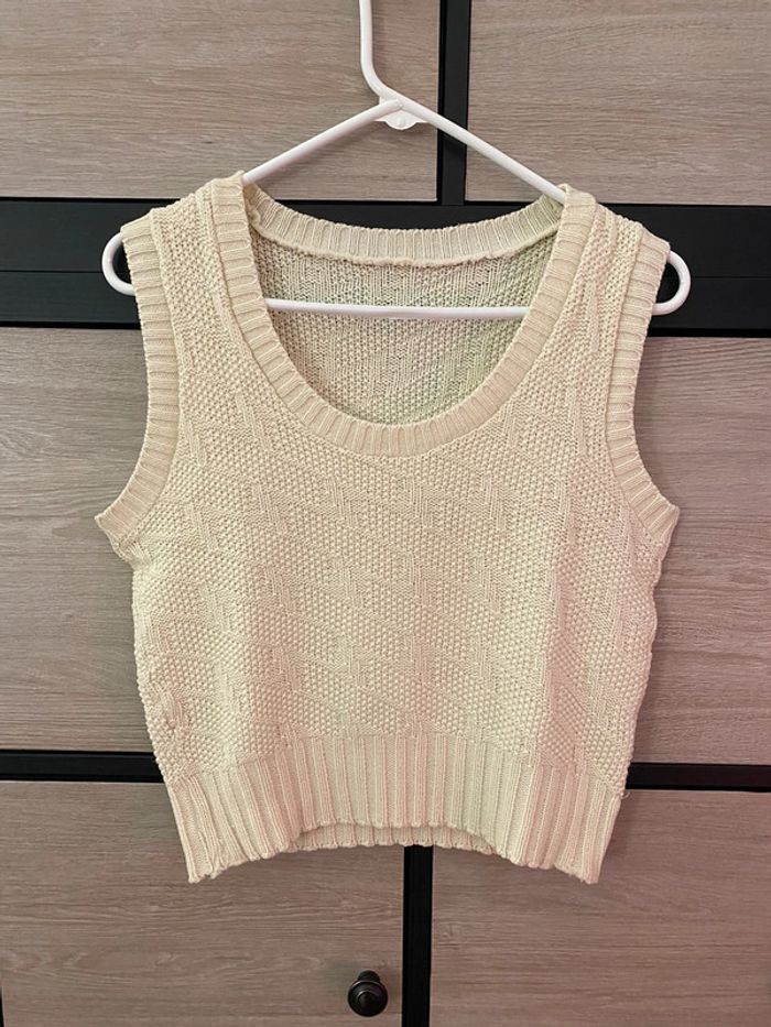 Pull Crop-Top Taille S/M - 51 cm