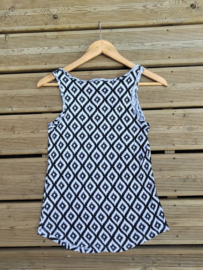 🖤🤍 Débardeur Femme Noir & Blanc – Taille 36 / S – Très Bon État - photo numéro 5