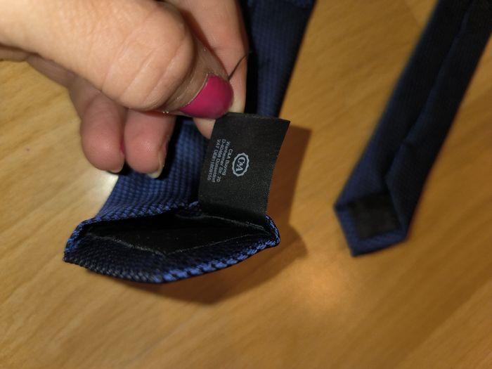 Cravate bleue 150 cm C&A - photo numéro 4