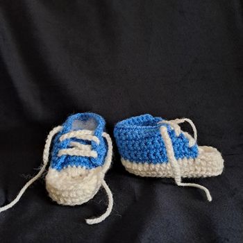 Petite basket pour bébé au crochet
