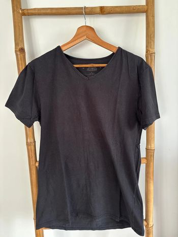 T-shirt noir basic taille L