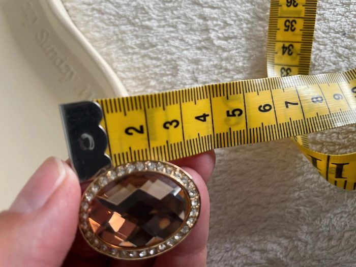 Bague pierre et strass en acier inoxydable. - photo numéro 4