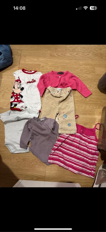 Lot de vêtement bébé fille 6 mois