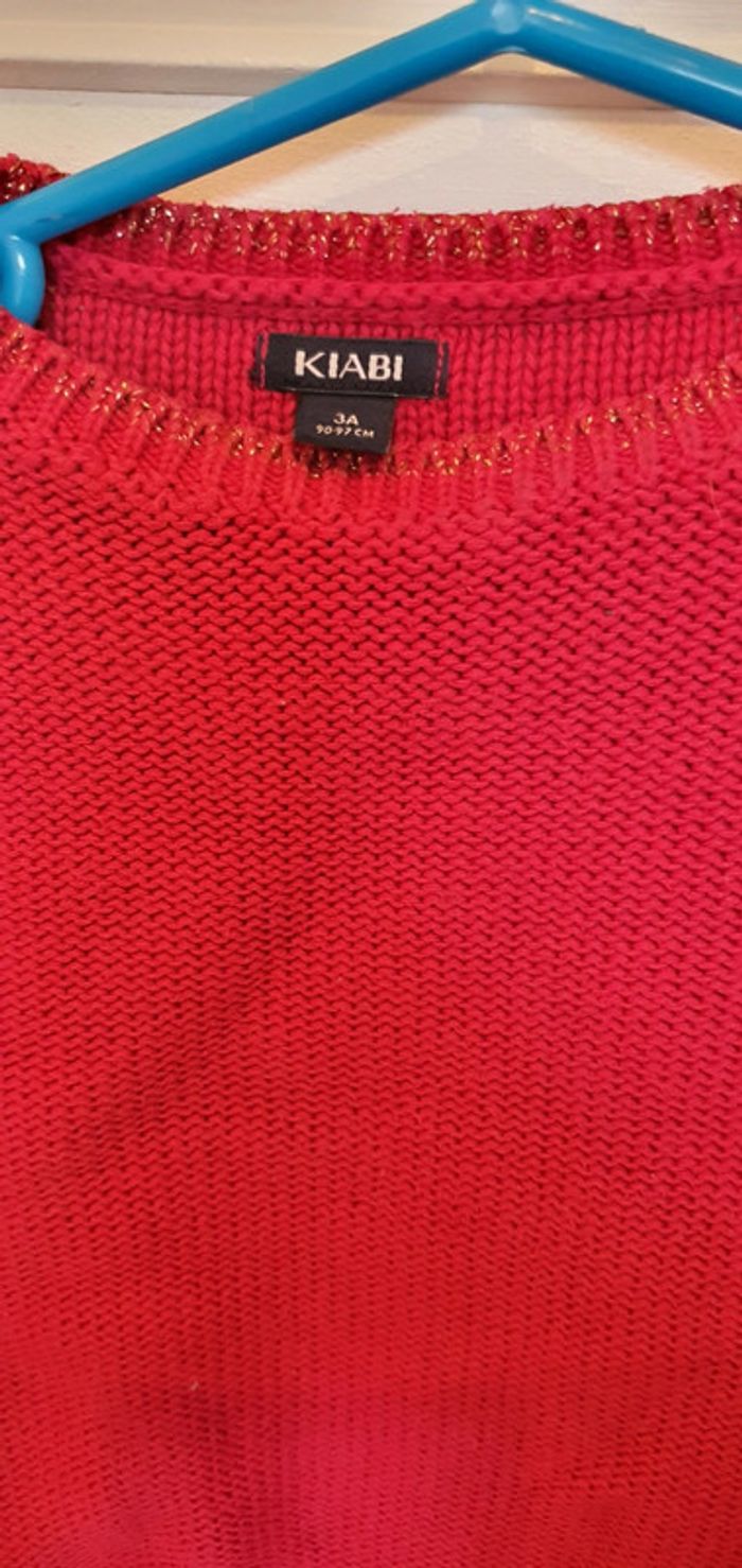 Pull kiabi 3 ans rose - photo numéro 3