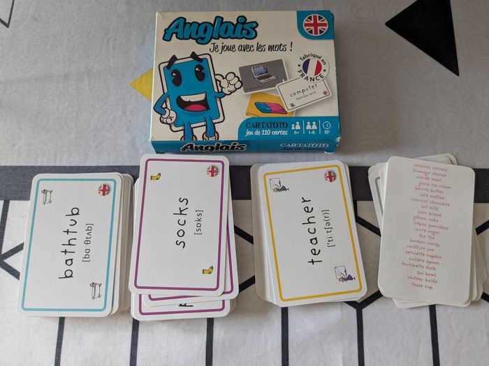 Jeu cartatoto anglais - photo numéro 3