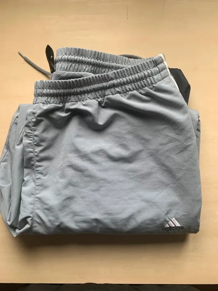Jogging Adidas vintage gris - photo numéro 2