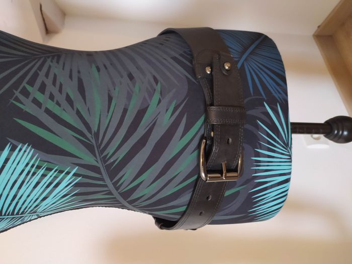 Grosse ceinture large noire Esprit taille S - photo numéro 2