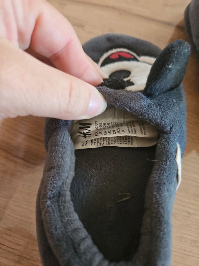 Chaussons mickey 26/27 - photo numéro 2