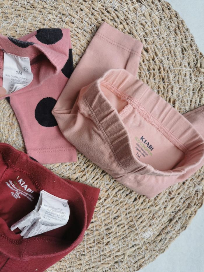Lot 3 leggings 👣 1 mois - photo numéro 5