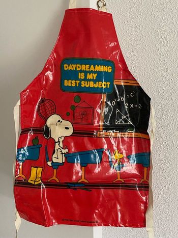 Sari Fabrics tablier Snoopy vintage