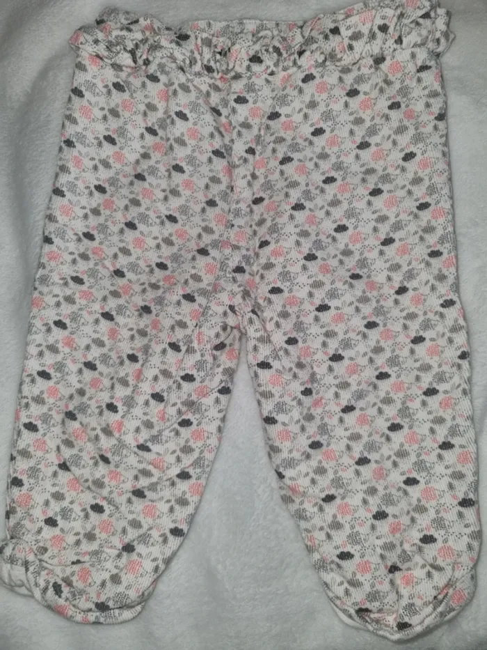 Pantalon en velours côtelé taille 9 mois - photo numéro 2