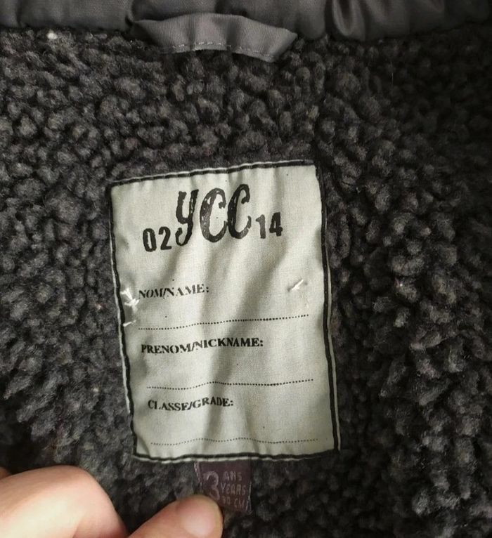 Manteau chaud gris garçon taille 3 ans YCC - photo numéro 3