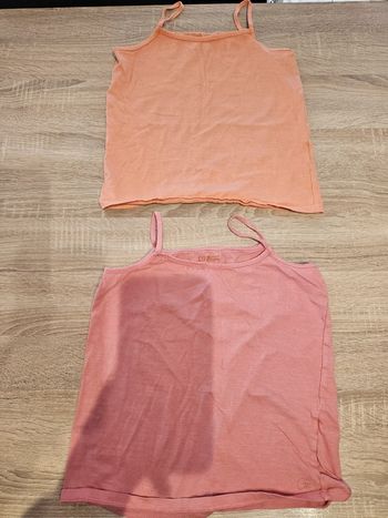 2 débardeurs 12 ans