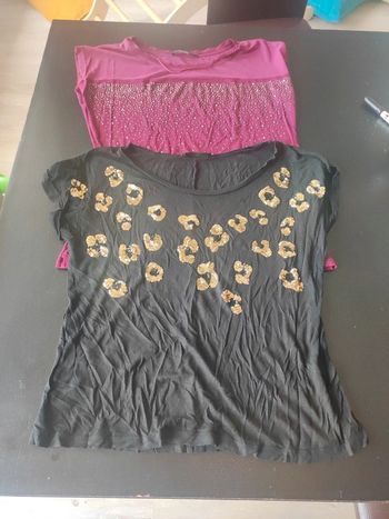 2 haut manches courte