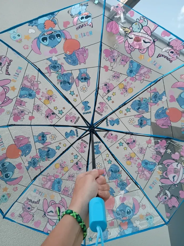 Parapluie transparent stitch et angel neuf - photo numéro 8