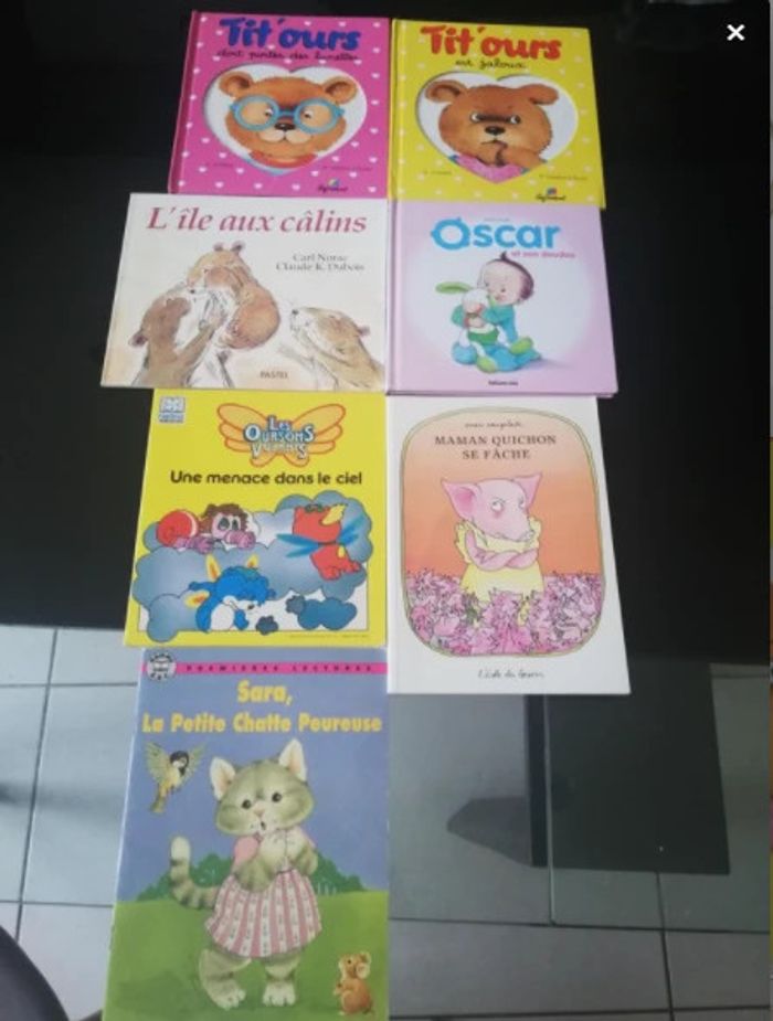 Lot de 7 livres premières histoires