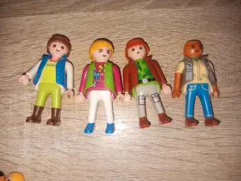 Figurines Playmobil : Lot de 4 Personnages Vintage