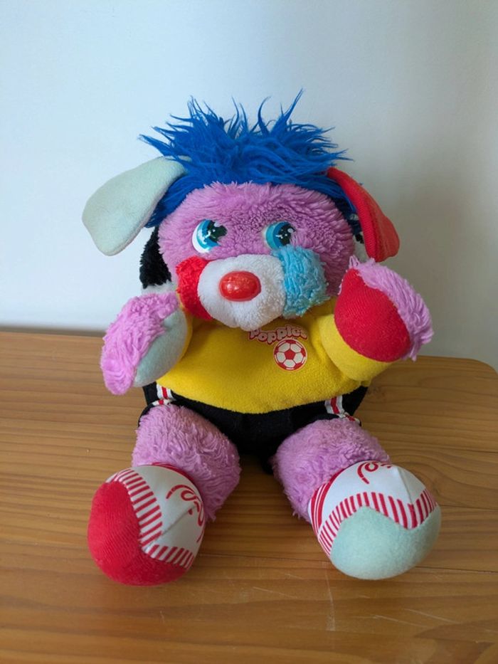 Peluche Popples football vintage