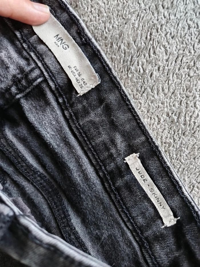 Jean Noir Skinny Mango Homme - photo numéro 3