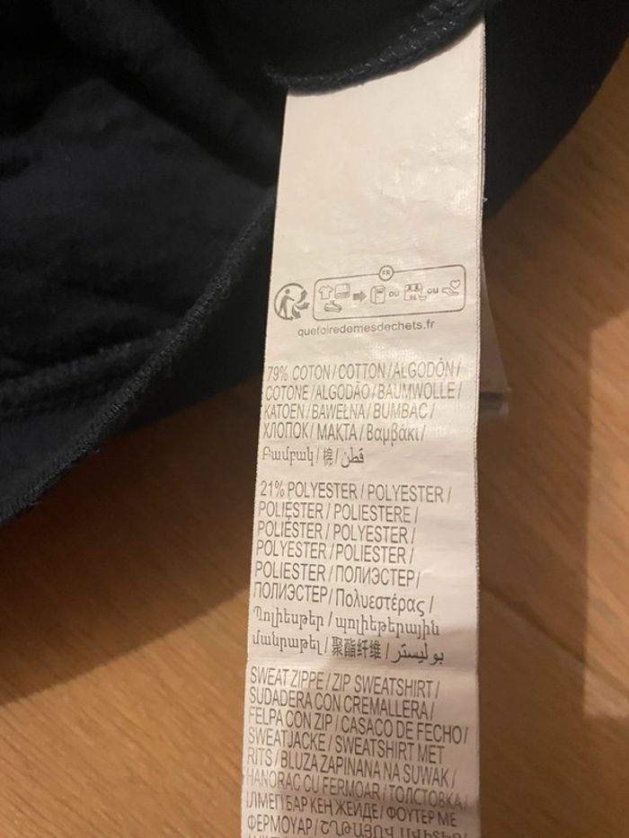 Gilet zippé marine - Kiabi - 6ans - photo numéro 4