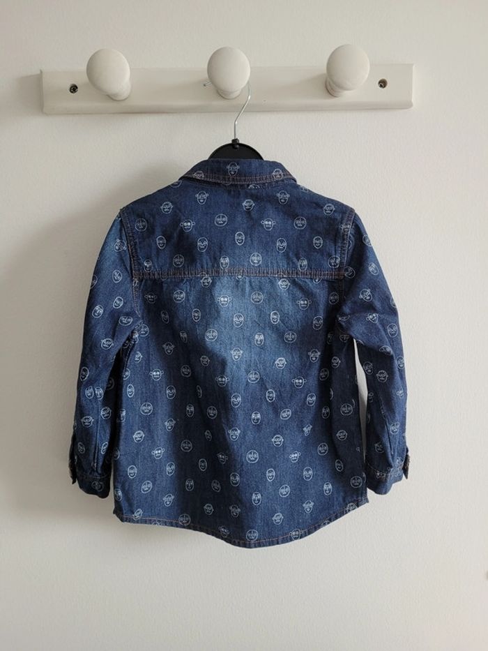 chemise vertbaudet manches longues 2 ans - photo numéro 3