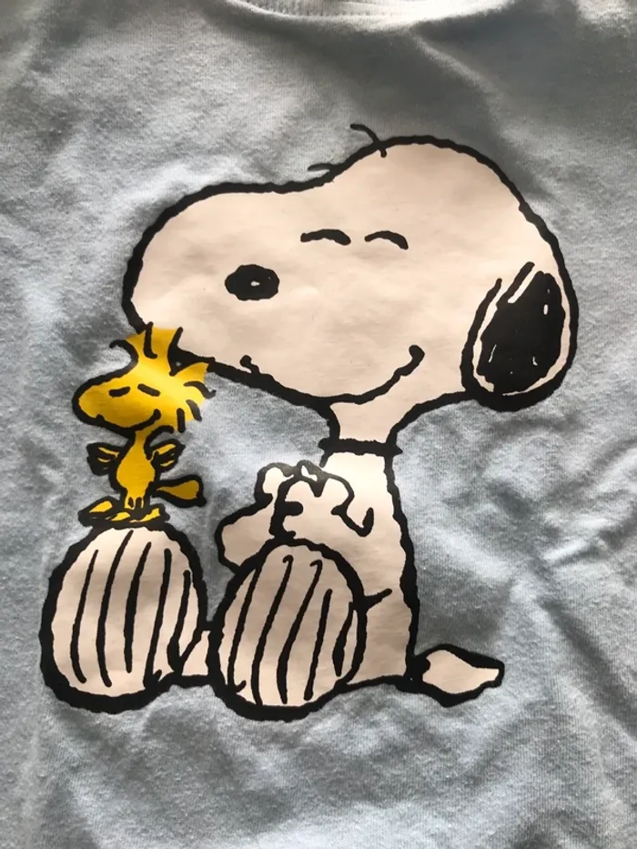Tee shirt ML Snoopy 12mois - photo numéro 2