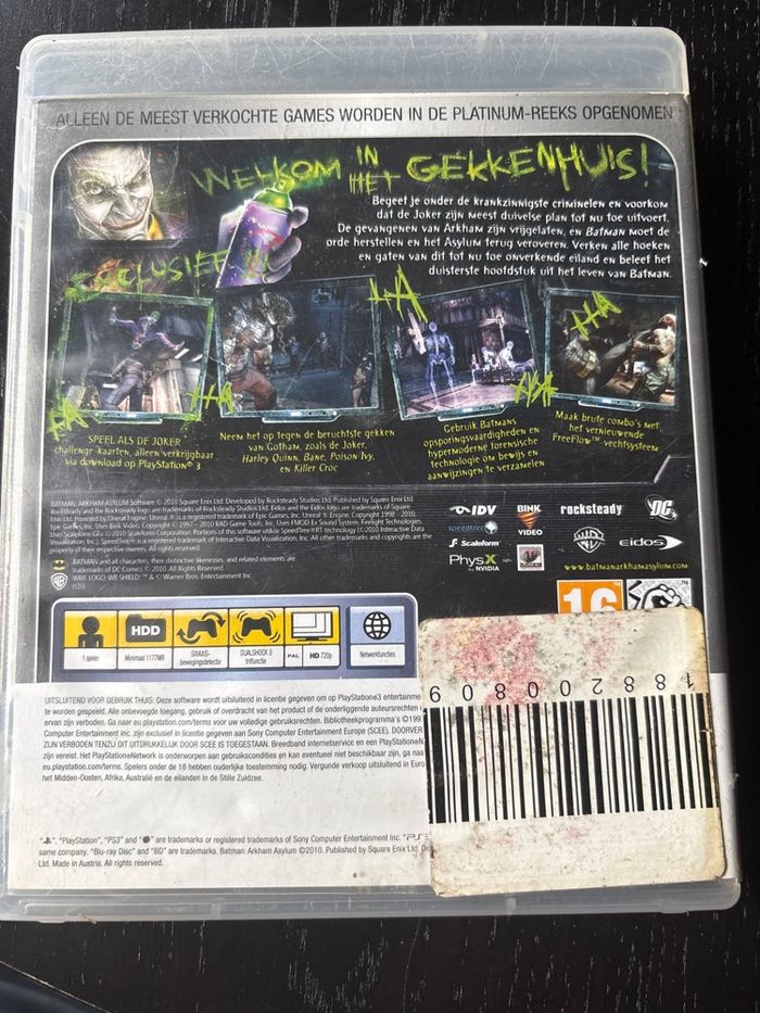 Jeu Batman Arkham asylum pour ps3 - photo numéro 2