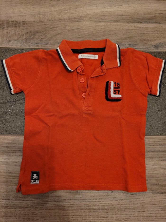 Polo manches courtes collections lulu castagnette- gemo 3 ans