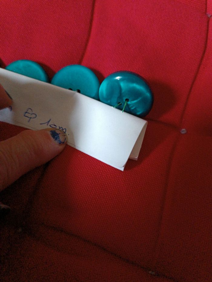 Lot 4 gros boutons bleu canard. - photo numéro 4