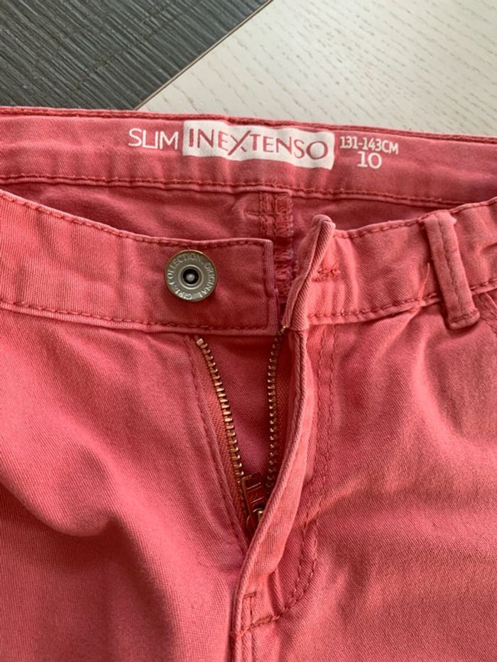 Jeans Slim rose 10 ans In Extenso - photo numéro 5