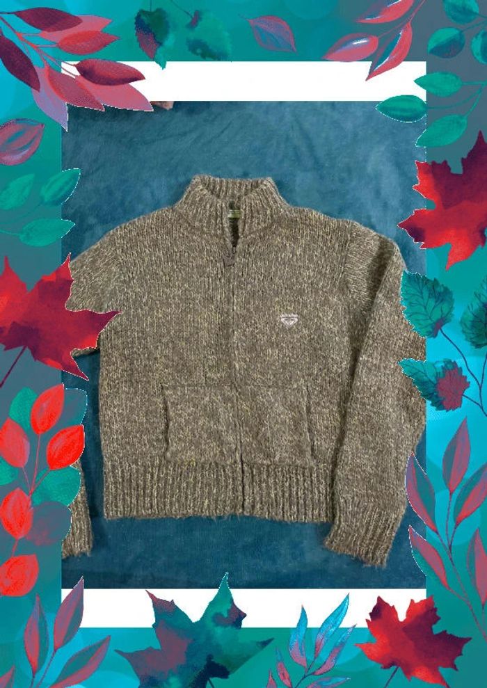 Gilet en laine quiksilver taille 14 ans