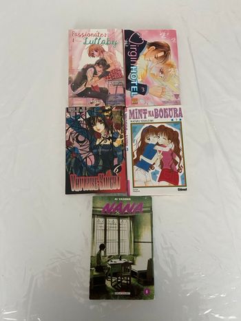 Lot de 5 Mangas Shojo thème culte 