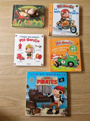 Lot de livres sonore et à toucher pour bébé 1/3 ans