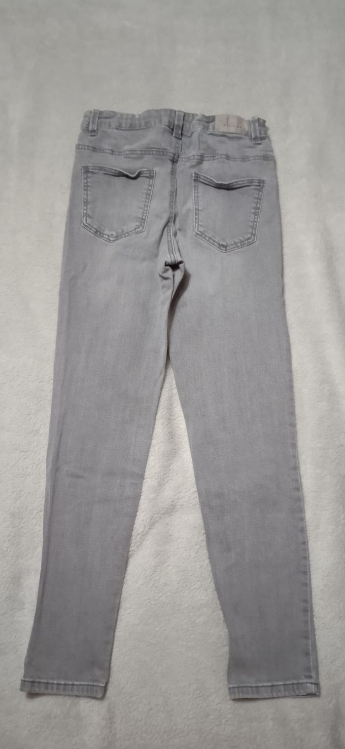 Jean slim gris taille 11/12 ans - photo numéro 5