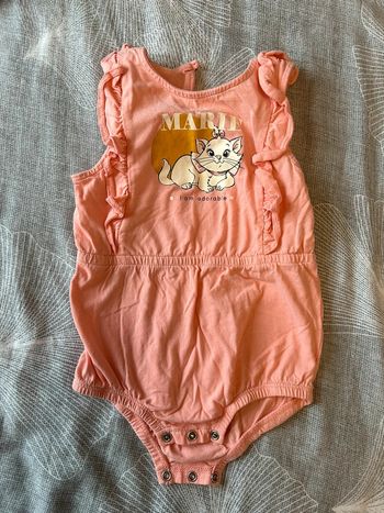 Barboteuse combishort marie aristochat 24 mois