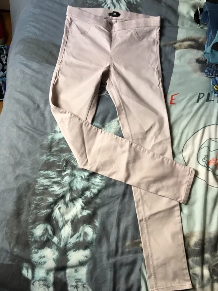 Pantalon rose poudré