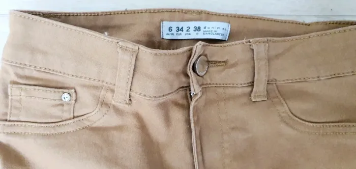 Jean marron clair Primark 34 - photo numéro 2